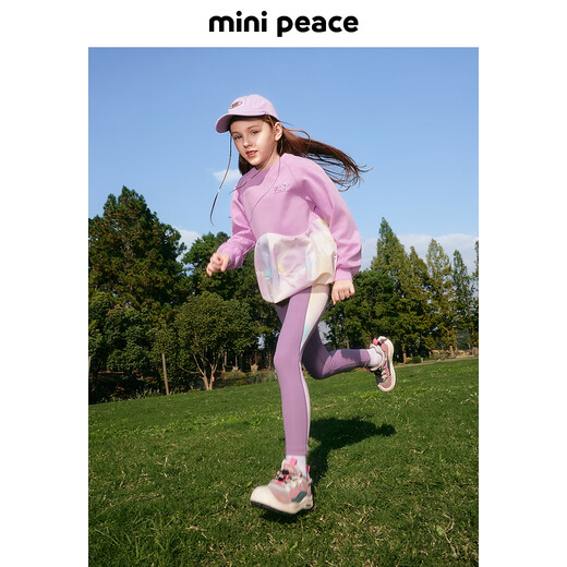 MiniPeace太平鸟童装女童卫衣FBCRF1422 兰花紫 160cm