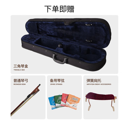 SWAN琴友实木小提琴成人儿童规格都有 音质好有视频 初学练习普及定制 4/4