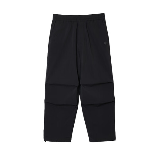 JACK&JONES Men's Parachute Pants Men's Autumn Overalls Men's Pants Slightly Loose Casual Pants Lightweight Trendy Pants Men E39 Black 33 180