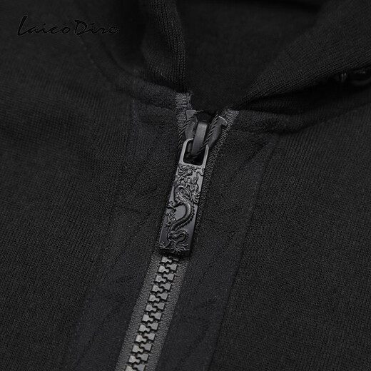 Lakedale leichte Luxus reine 100% Strickjacke Frühling neuer Strickjacke dünne warme Wollstrickpullover schwarzer XL (52)