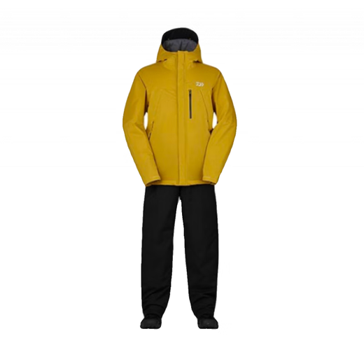 达亿瓦（DAIWA）/23款秋冬防寒防水钓鱼服冲锋衣DW-3523衣服裤子套装垂钓 黑色 XL
