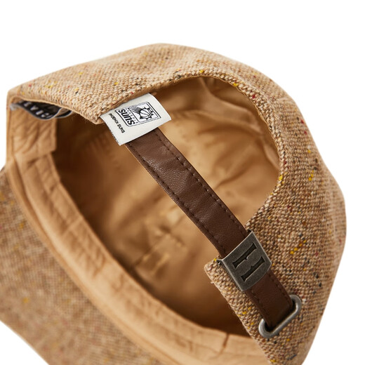 SEASON HIGH spring fashionable and comfortable new baseball cap with wool variegated three-dimensional letter embroidery fashionable adjustable women's G10 mixed brown one size