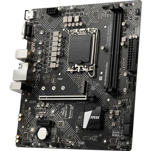 MSI (MSI) 12/13/14th Génération CPU Motor Doard Set I3 13100F 14100F 12100F Tablette dispersée H610M Bomber DDR4 I3-12100F Tablette dispersée