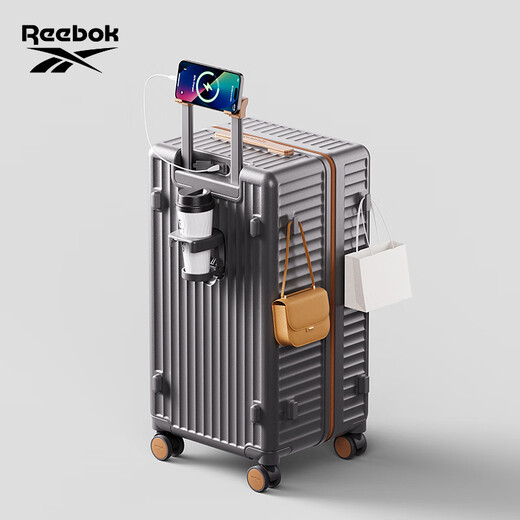 Reebok Koffer PC Trolley Hülle Multifunktionale Reisebox Lederbox 24 Zoll