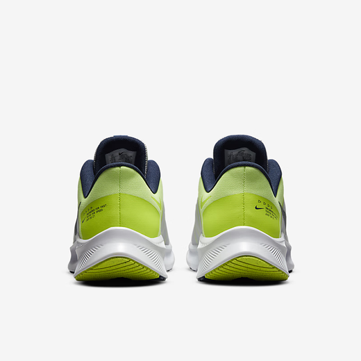 Nike (Nike) Chaussures masculines officielles 2025 Printemps Nouvelles chaussures de sport Révolution 7 chaussures de course respirantes chaussures décontractées chaussures de course gris fluorescent jaune DA1105-003 Explorer 4e génération 43