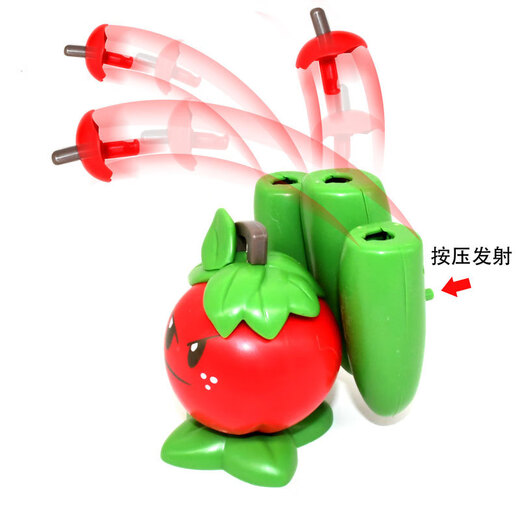荣达丰新款正版植物大战僵尸玩具潜伏芹菜僵尸机枪豌豆玩具杂交版 686-95机枪豌豆VS机甲巨人