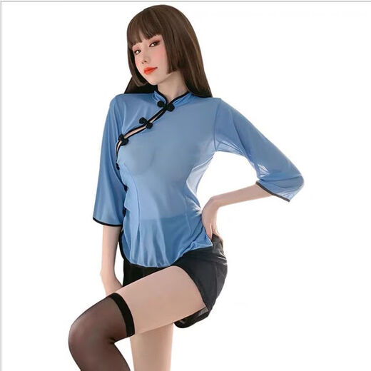 Сексуальная пижама сексуальный древний стиль Cheongsam Hot Campus Униформа, набор Lingeraity Women 8006 модели, один размер 4867