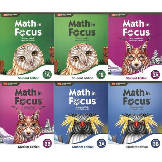Singapore Math Math in Focus New Edition 678 Junior High School Math Textbook Original Imported MC Publishing Course 1A Student Book Exercise Book Sixth Grade