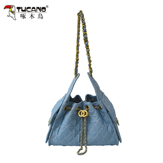 Woodpecker motorcycle hot girl underarm bag for women 2025 new trendy and super hot small fragrance style shoulder bag large capacity versatile bucket bag beibai follow the store for shipping insurance