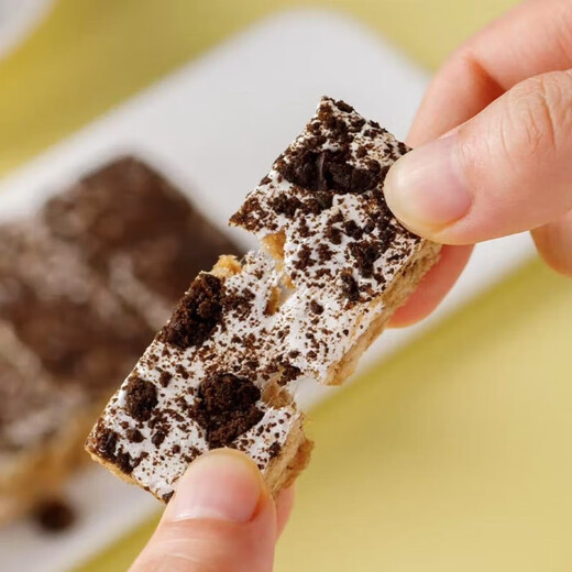 Aoqiao Mousse Milk Topped Sachima Meal Replacement Soft Pastries Casual Internet Celebrity Snacks Meal Replacement Light Food Full Belly Light Food Leisure Aoqiao Mousse Milk Topped Sachima 40 Packs