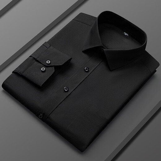 CEO Yageo Spring and Summer New Popular Business Casual Men's Long Sleeve Shirt High-quality Anti-Wrinkle Multi-Color Shirt Men's Open 6636 M 185c45-210-220Jin[Jin equals 0.5 kg]