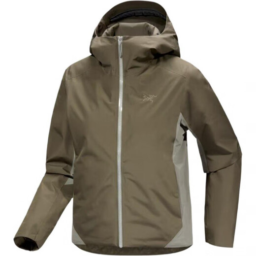 始祖鸟（ARC'TERYX）SolanoINSULATED小logo纯色保暖透气定向防水夹克外套女款黑色 黑色/Black L