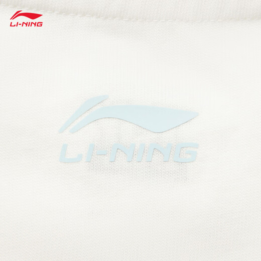 Li ning Toy Story Joint Serie 丨 T-Shirt Frauen 2025 Neues loser Kurzarm-Kulturhemd AHSV690 MILK WHITE-1 L.
