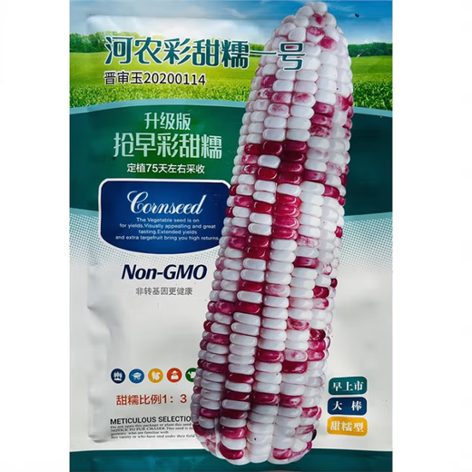 Семена кукурузы белые, сладкие и восковые, высокоурожайные, сеют всесезонно, кукуруза белая и восковая, непередаваемые, одобрены на национальном уровне, фермерские суперсладкие и восковые семена кукурузы, семена кукурузы Zhongnuo 330, оригинальные 200г, 1 пакетик