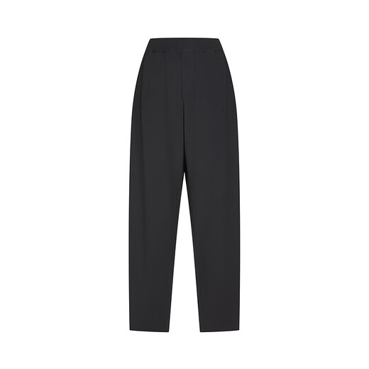 Sketch Men's 2025 Spring New Arrival Daily Casual Straight Fit Trousers Ribbed Flat Machine Pants Double Pleats 9P2E12200 001 Black M