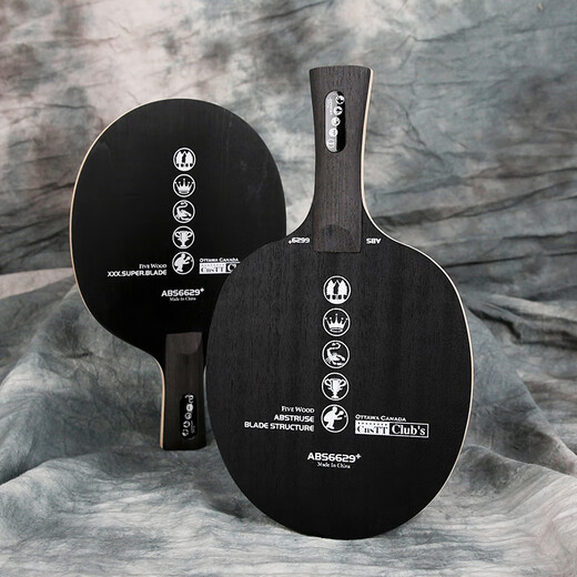 CNSTT Kestin Table Tennis Racket Base Base Plate d'entrée de gamme Warrior 6629 Facile à contrôler Good Horizontal Straight Board Handle Straight Board