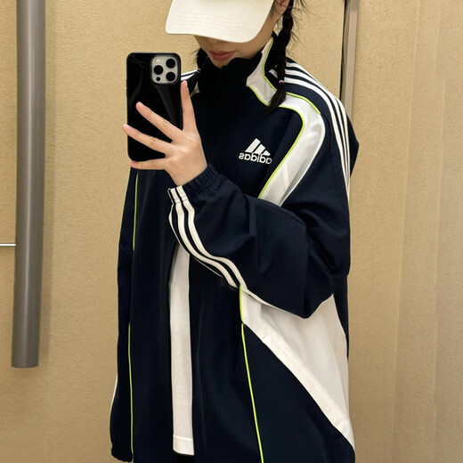 阿迪达斯 （adidas）外套男装 25夏季新款运动服户外出行潮流时尚休闲服健身训练夹克 JF2575/皇马 S