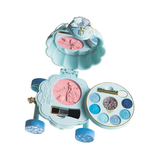 Children's cosmetic box princess makeup girl play house toy red eye shadow performance makeup box Rapunzel alcohol-free perfume orange flower fragrance 22992