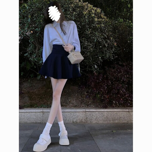 [3891 Menschen sammeln] Sommer Internet-Promi kleine Salztyp-Outfits Verspielte, lebhafte und süße Hemden im College-Stil [zwei Stücke] Riemchen-Hemd + Kurzgruppe 2xl empfohlen 120-135 Jin [Jin gleich 0,5 kg]