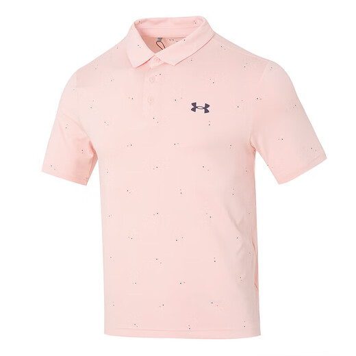 安德玛（Under Armour）官方男短袖 夏季新款运动服高尔夫训练透气POLO衫宽松轻薄休闲T恤 1378677-673/轻质透气 M
