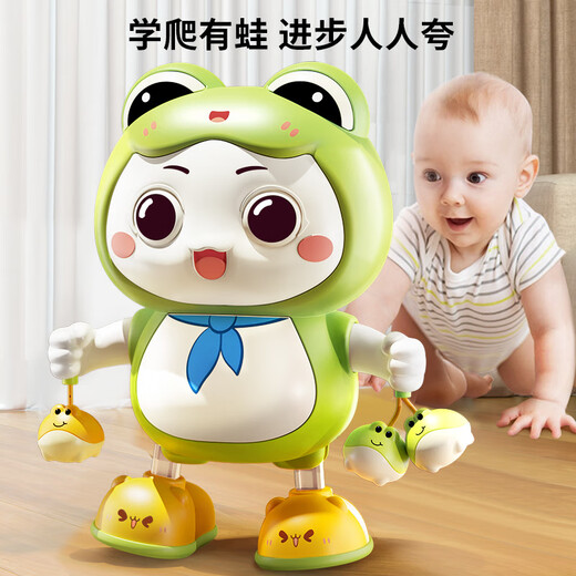 
Thousands of children's frog dancing robot toys with lights and can sing puzzle early education machine 2 boys and girls 0-3 years old gift box dancing little frog [48 songs] + charging
