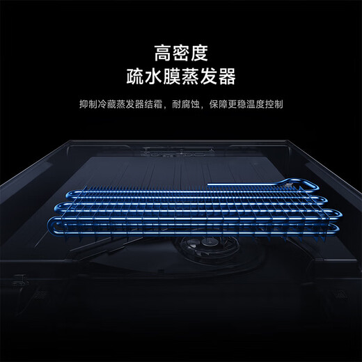 Xiaomi (MI) Refrigerador 508L Refrigerador de puertas cruzadas Ciclo dual Sistema dual Pro Nivel 1 60 cm Cristal de hielo ultrafino Blanco BCD-508WTGBIA Mijia Mijia 508L Fresh Storage Pro Incrustación plana cruzada Cristal de hielo Blanco