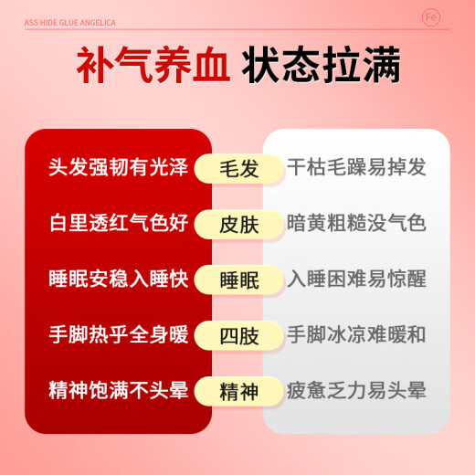 九芝堂阿胶当归黄芪颗粒驴胶补铁补气血生养血经期不适改善贫血礼盒100g