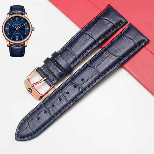 Tianwang Original Leder Uhrengurt 3874/51154/5914/3886/5844 Frauenarmband Männer braun 20 schwarze silberne Schnallen 20mm