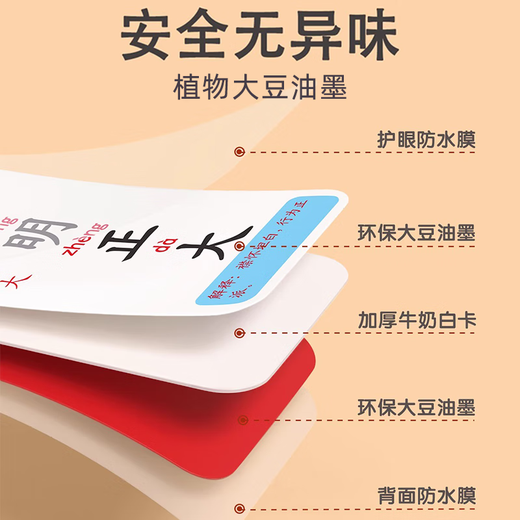 Chucan Magic Bean Shenghuo Idiom Solid Dragon Poker Card Card Tarjeta Kindergarten Estudiantes de la escuela primaria Conocimiento Tarjeta de energía Toys U [Box de hierro] Idiom Solid Dragon 480