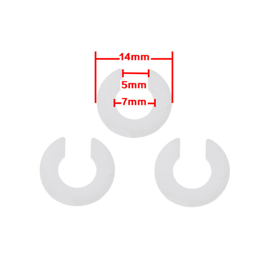 Mihong applies Haier refrigerator door adjustment gasket 9mm vertical beam door adjustment height adjustment accessories middle hinge gasket 2 white