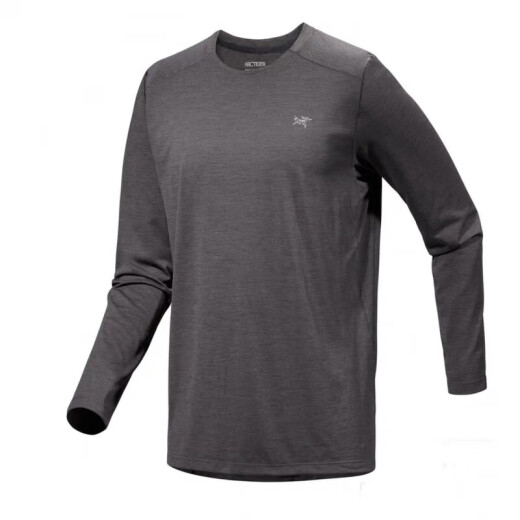 Archaeopteryx Cormac ls Protección solar para hombres seca rápida y transpirable Camiseta de manga larga X9719 Black Gris Negro Heather x00000971 M