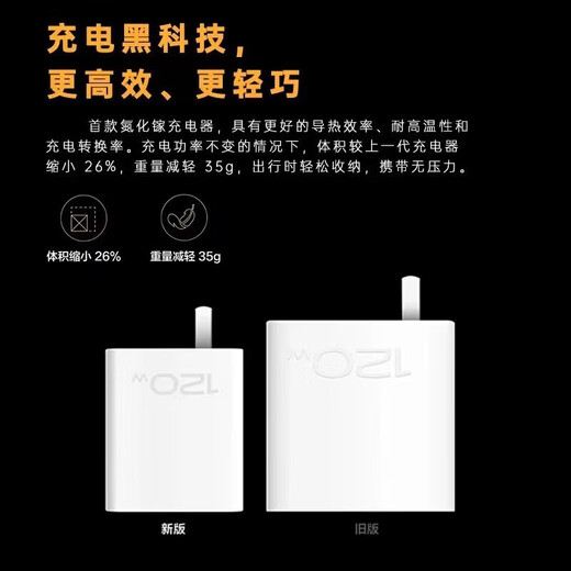 掌之友适用vivoiqoo120w充电器x100spro200W超级闪充vivoX90/iqoo12/11/10/neo8快充头type-c线充套装 氮化镓GaN【适用120WC口闪充头】