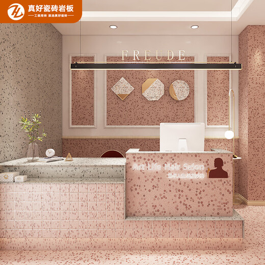 Fun Shop Designer farbenfrohe Bubble Terrazzo Keramikfliesen Laden Schönheitssalon Bekleidungsgeschäft Hotel 60x120 Antike SE12126L Zeit Orange 600*1200