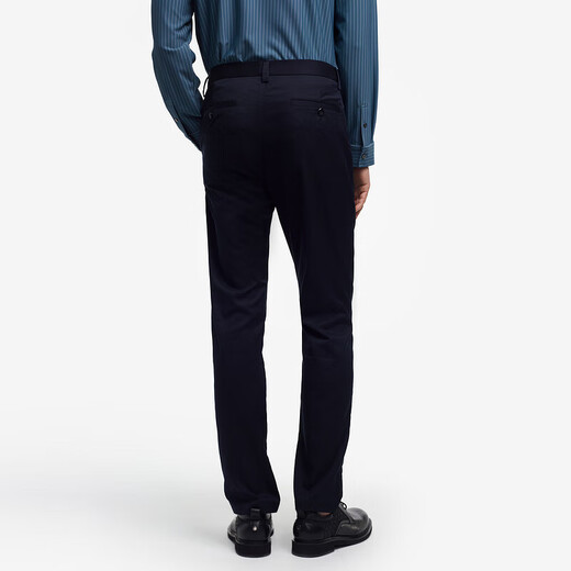 Jinba Men's Clothing (K-Boxing) Spring and Summer Modal Mulberry Silk Casual BQXE1381 Deep Lan (Fit Edition) 33