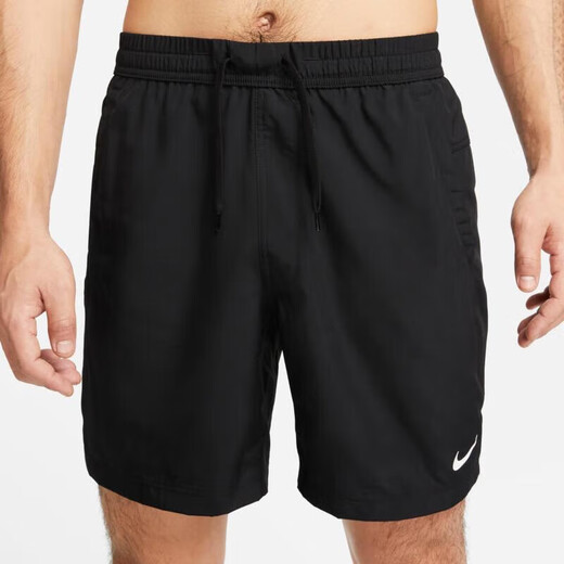 Nike (NIKE) men's sports shorts summer woven shorts casual pants cool and lightweight DV9858-010 Black XL