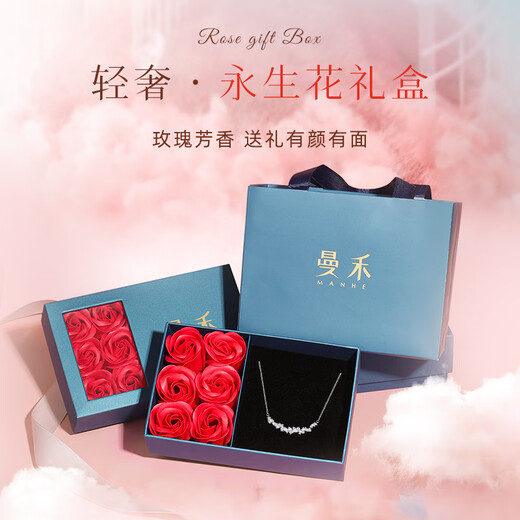 Manhe S999 Pure Silver Wisteria Flower Necklace for Women 2025 New Pendant Jewelry Wife Birthday Gift for Girlfriend