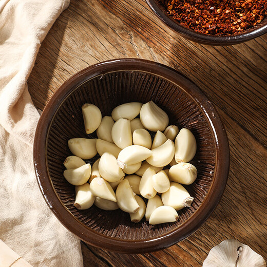 Bai Chao old-fashioned hammer household garlic pounder, pepper preserved egg, tea bowl, baby grinder, rice paste ceramic masher, 18cm hammer with stick (short model)