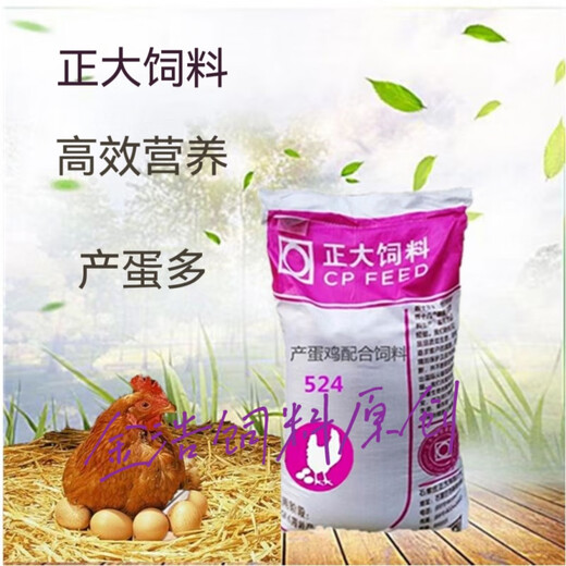 Zhengda 524 laying hen feed special native chicken dumb chicken medium large chicken full price granular egg Duoduo 80Jin Jin equals 0.5kg (7-16 weeks) Zhengda 523 egg chicken feed 20Jin Jin equals 0.5kg