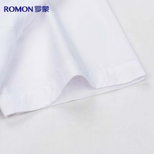 
Romon [Modal Anti-Wrinkle] Short-sleeved shirt for men in summer work business professional work formal wear white shirt men's clothing