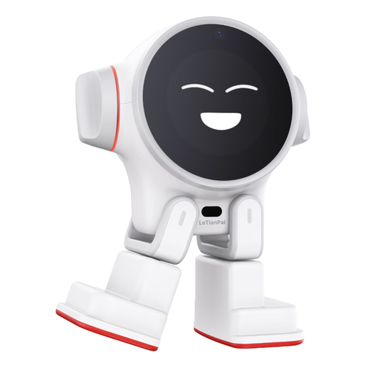 Lottepai Desktop Roboter AI intelligenter Roboter -Sprachdialog Dialog Interaktion Begleiter Chat Programmierung 2024 Neue intelligente Roboter Kinderspielzeugausbildung Technologie Geschenk Weiß weiß