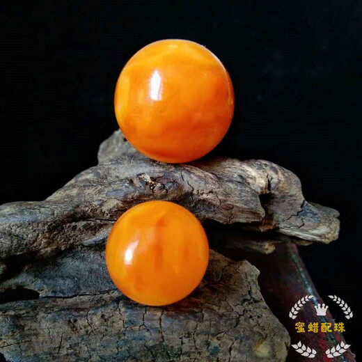 Yingtang old beeswax genuine special grade literary beeswax with bead dense wax authentic walnut beeswax loose beads rough stone handheld 12mm single bead