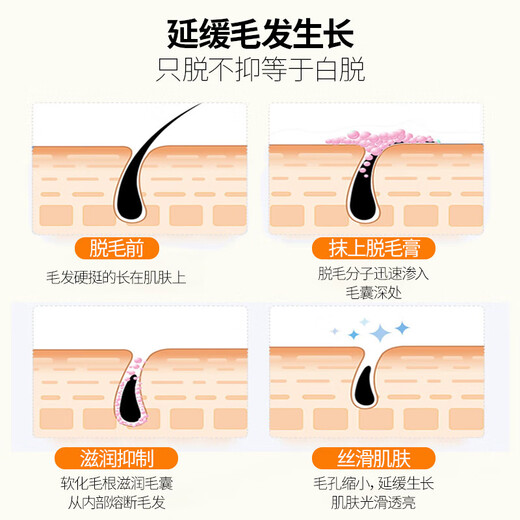 Sea Mud Hair Removal Cream for Private Parts, Special for Men and Women, Armpit and Leg Hair Removal, Gentle and non-irritating for the whole body (1 bottle) Sea Mud Hair Removal Cream 80g