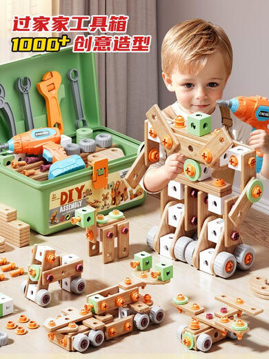 Vis Muqin Vis Jouet Boîte à outils de réparation pour enfants pour garçons Tournevis à main