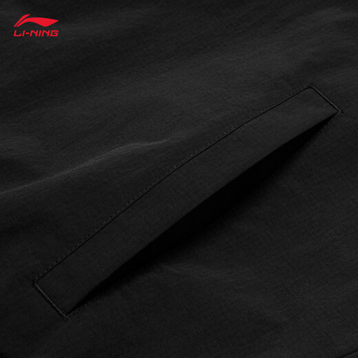 Lotus Lotus Blatt Schutzgrabenschicht 丨 Sport Trench Coats Männer und Frauen gleicher sommerlicher Wasserwasser im Freien im Freien lose Jacke [Trend und Mode] Black 695-1 L.
