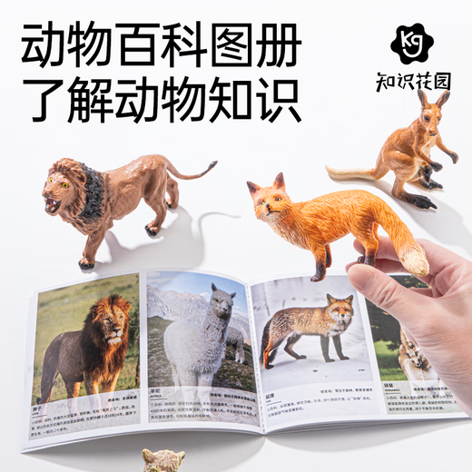 Знание садовые животные модели игрушки Детские 3-6 лет зоопарк и девочка подарки на день рождения набор 36 частей