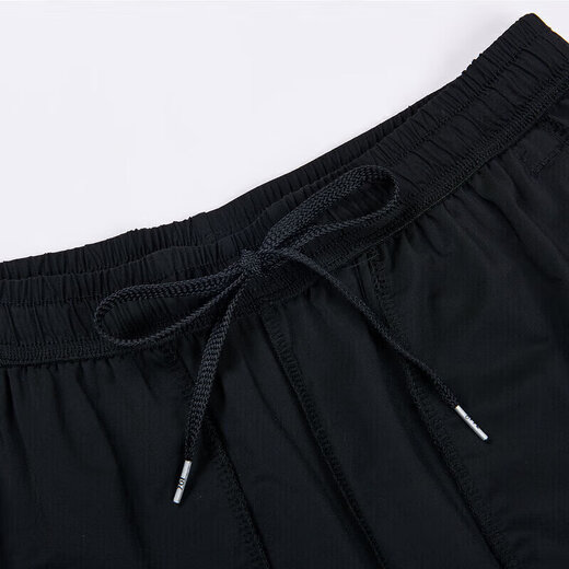 361°夏季新款速干高弹运动九分裤轻薄透气冰丝材质 基础黑 S