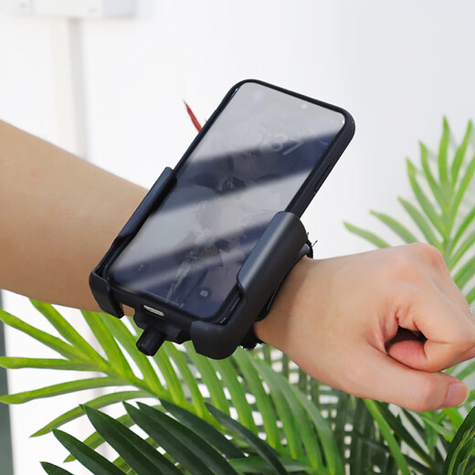 Fuhao's new rotating live broadcast wrist phone holder for driving, sports arm, mobile phone holder, takeaway, cycling, navigation, Didi, wrist-specific model, 360-degree rotating stand + wrist strap 27 cm
