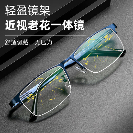 Gafas de lectura para hombres de essonio para hombres de titanio puro miopía de titanio ultra ligero para hombres para el negocio de medio marco masculino
