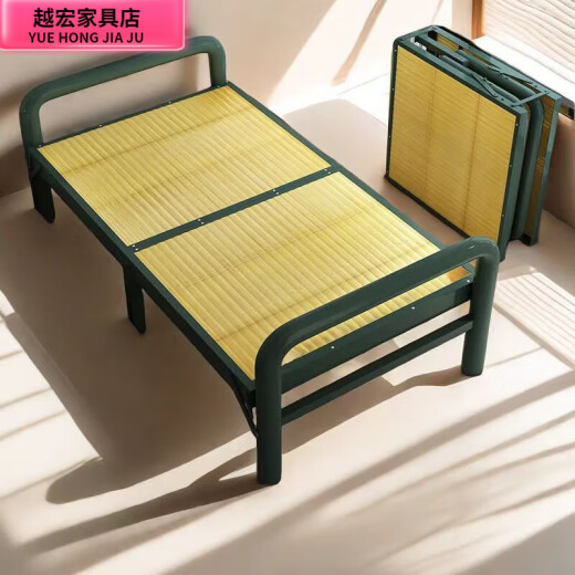 El almuerzo de Vladimi es conveniente para la siesta. Casa para adultos Camino plegable Casa de alquiler Camino de bambú acompañando cama individual Chishui Mingzhu*192 Long*95 ancho-16851