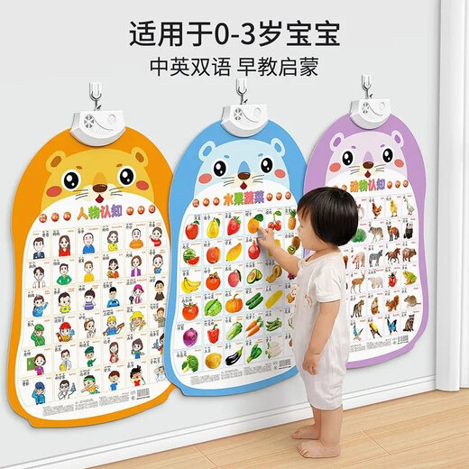 Tableau de l'affiche audio de l'éducation de la petite enfance pour enfants